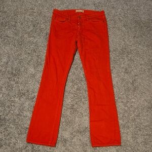 Women's Red Jeans